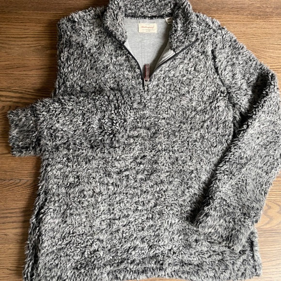 Original Weatherproof (M) gray sherpa fleece quarter zip - Picture 10 of 10